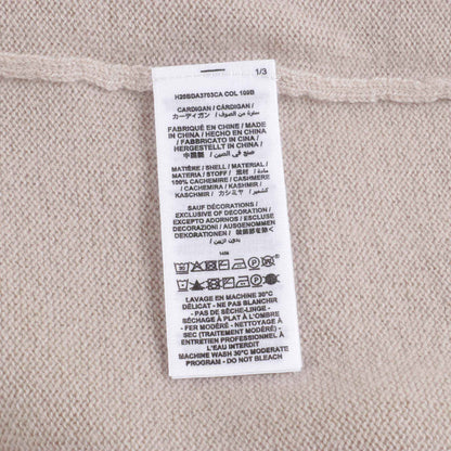 Girls Puce Grey Cashmere Cardigan