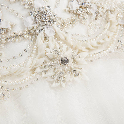 Girls  White  "Pruncess Ekaterina"  Dress