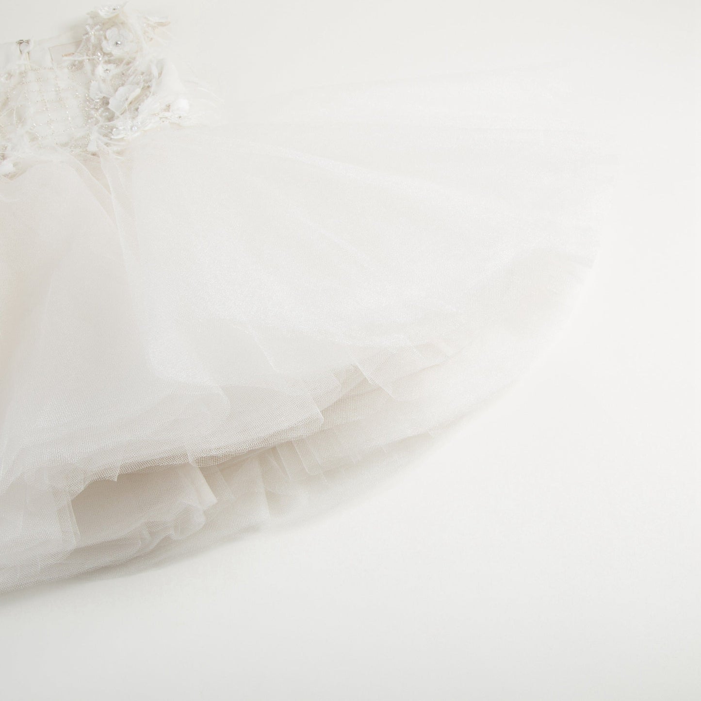 Girls  White  "The Royal Beauty"  Dress