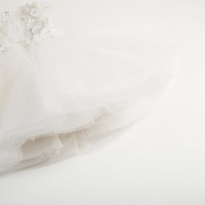 Girls  White  "The Royal Beauty"  Dress