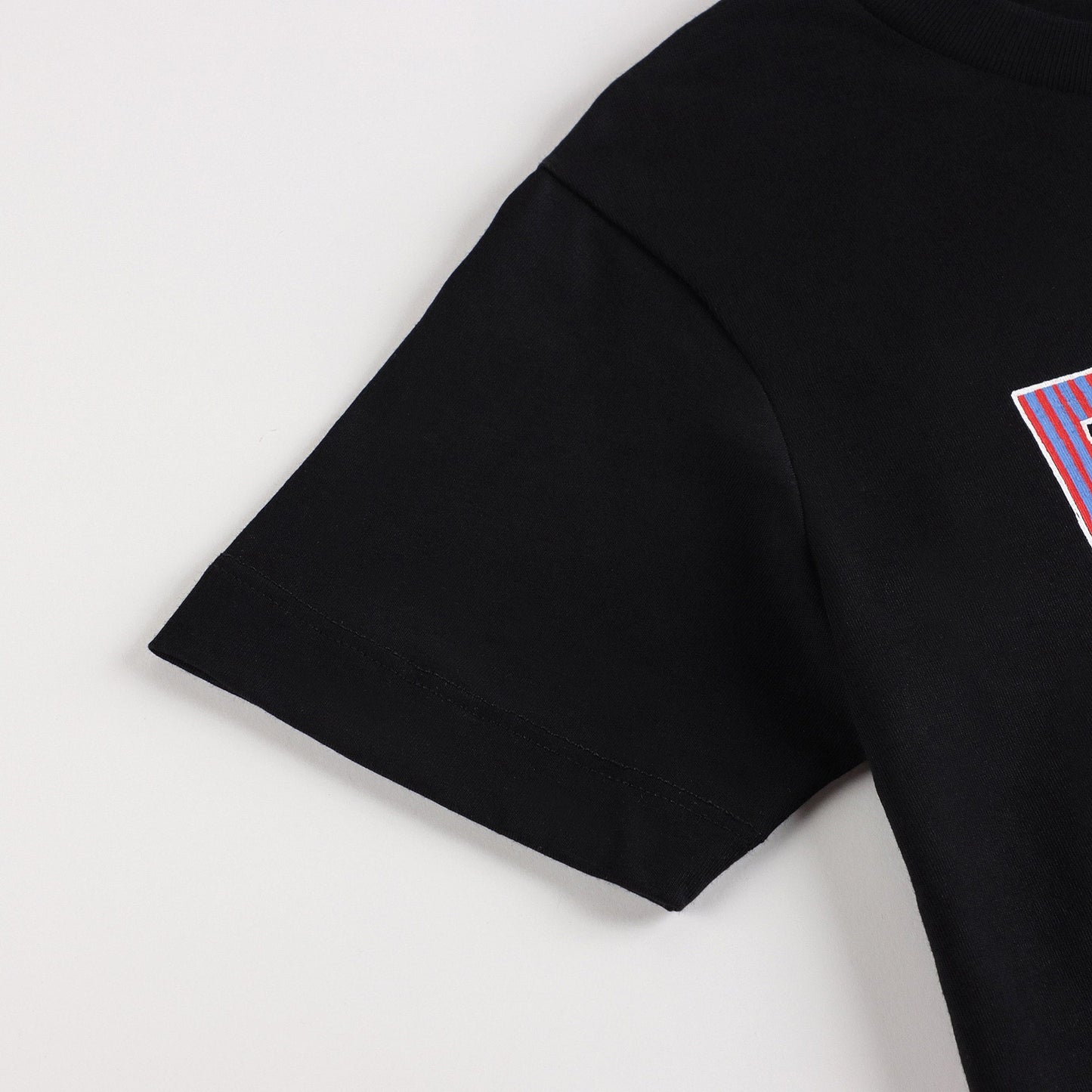 儿童黑色Logo棉T恤