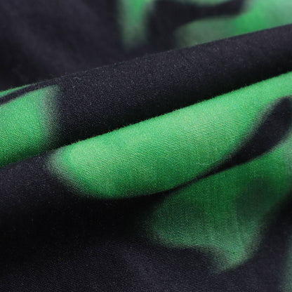 男童黑色棉衬衫