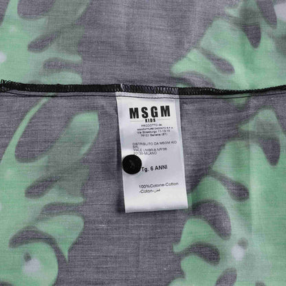 男童黑色棉衬衫