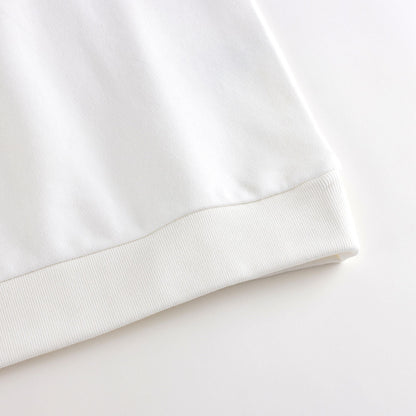 儿童白色Logo棉卫衣