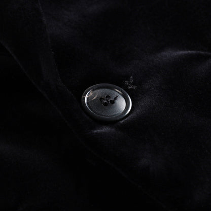 男童黑色丝绒西服外套
