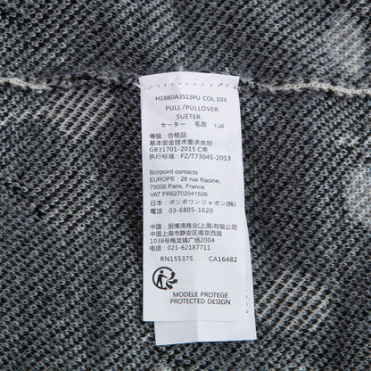 女童白色樱桃针织衫