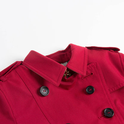 Girls Parade Red Cotton Coats