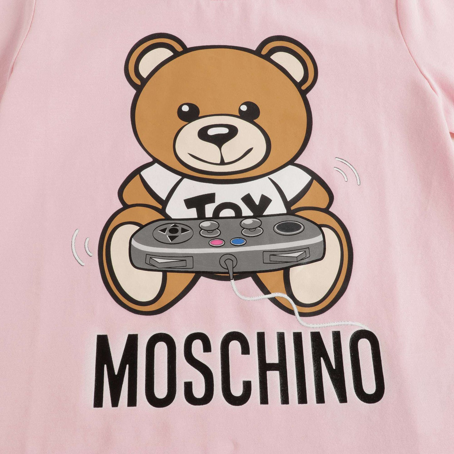 Girls Pink Teddy T-Shirt