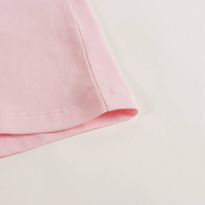 Girls Pink Teddy T-Shirt