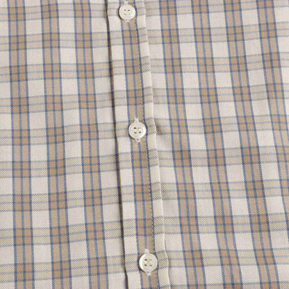 儿童棕色格子衬衫