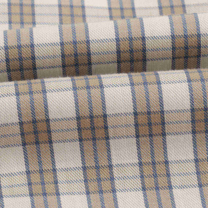 儿童棕色格子衬衫