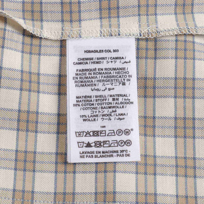 儿童棕色格子衬衫