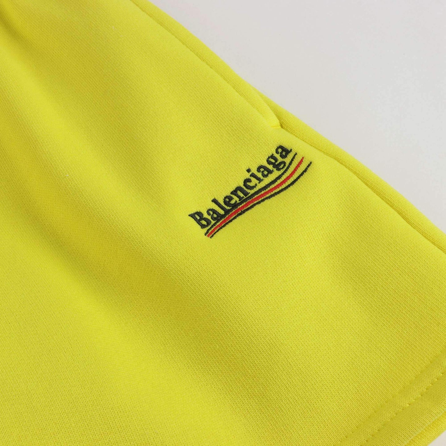 女童黄色Logo棉短裤