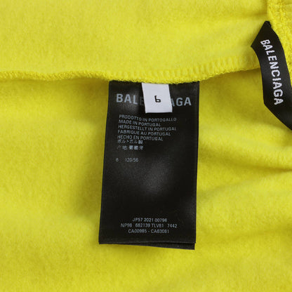 女童黄色Logo棉短裤