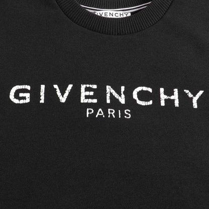 Boys & Girls Black Logo Sweatshirt
