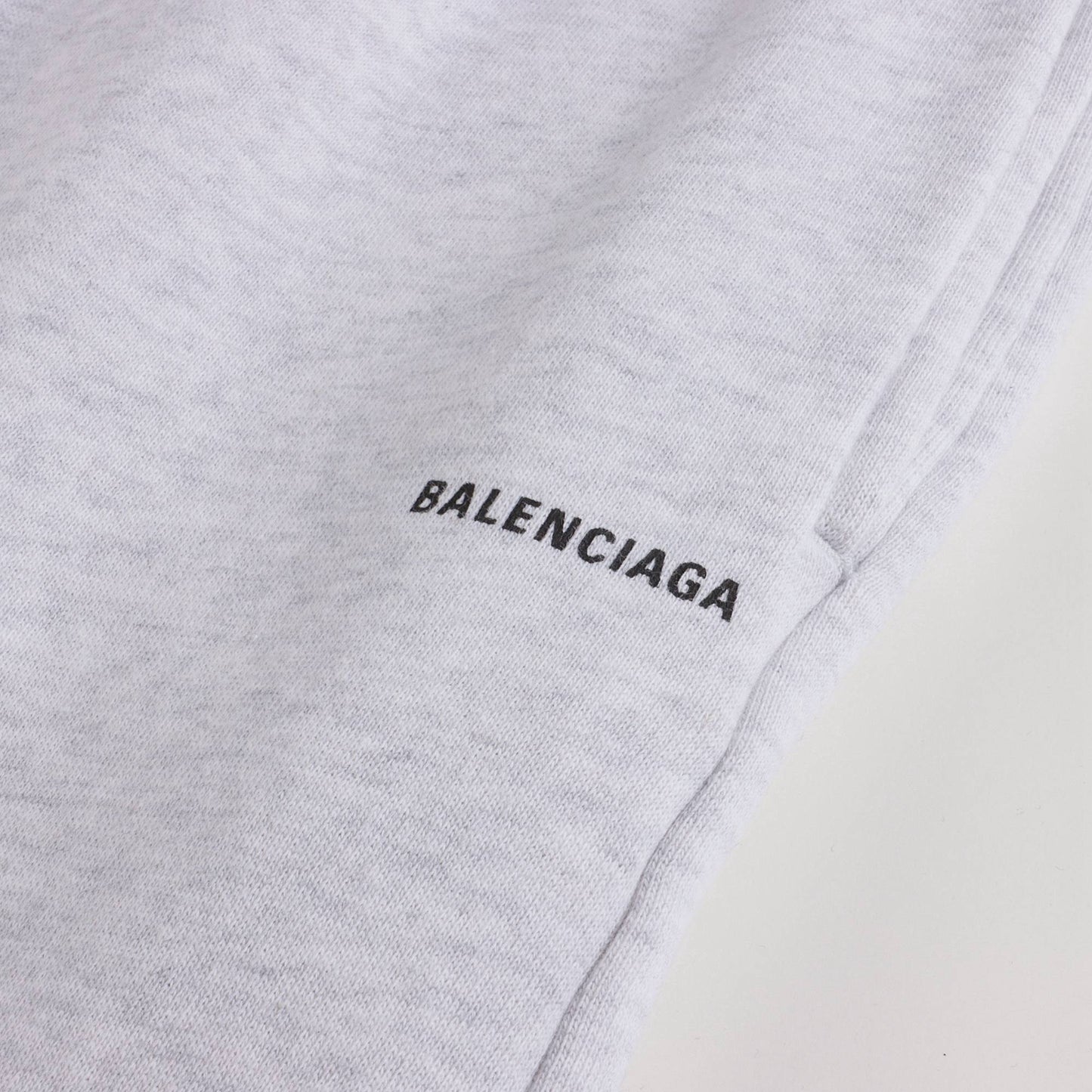 儿童灰色Logo棉长裤