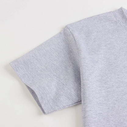 儿童灰色Logo棉T恤