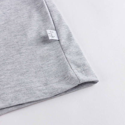 儿童灰色棉T恤