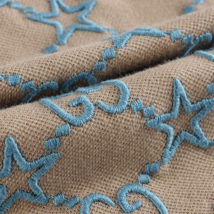 男童米色LogoPolo衫