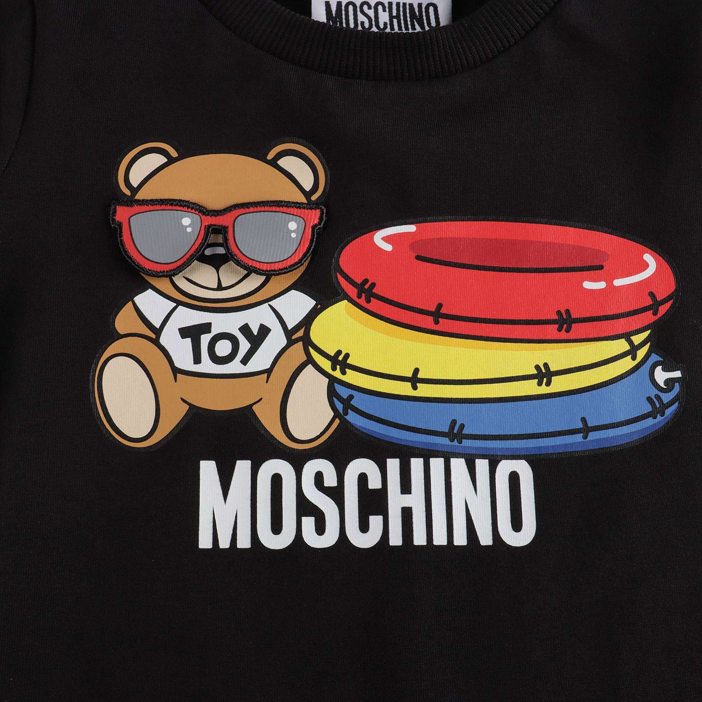 女婴黑色小熊棉连衣裙