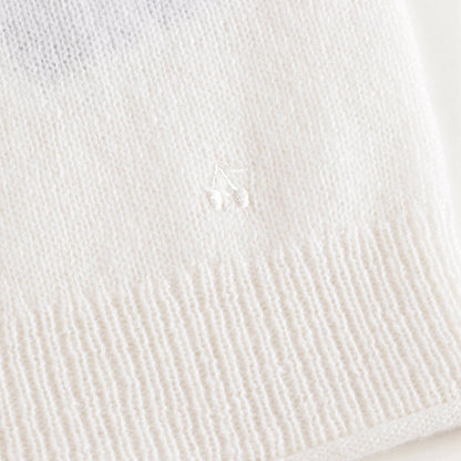 Boys & Girls Off White Cardigan