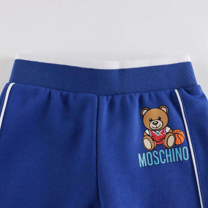 儿童蓝色棉套装