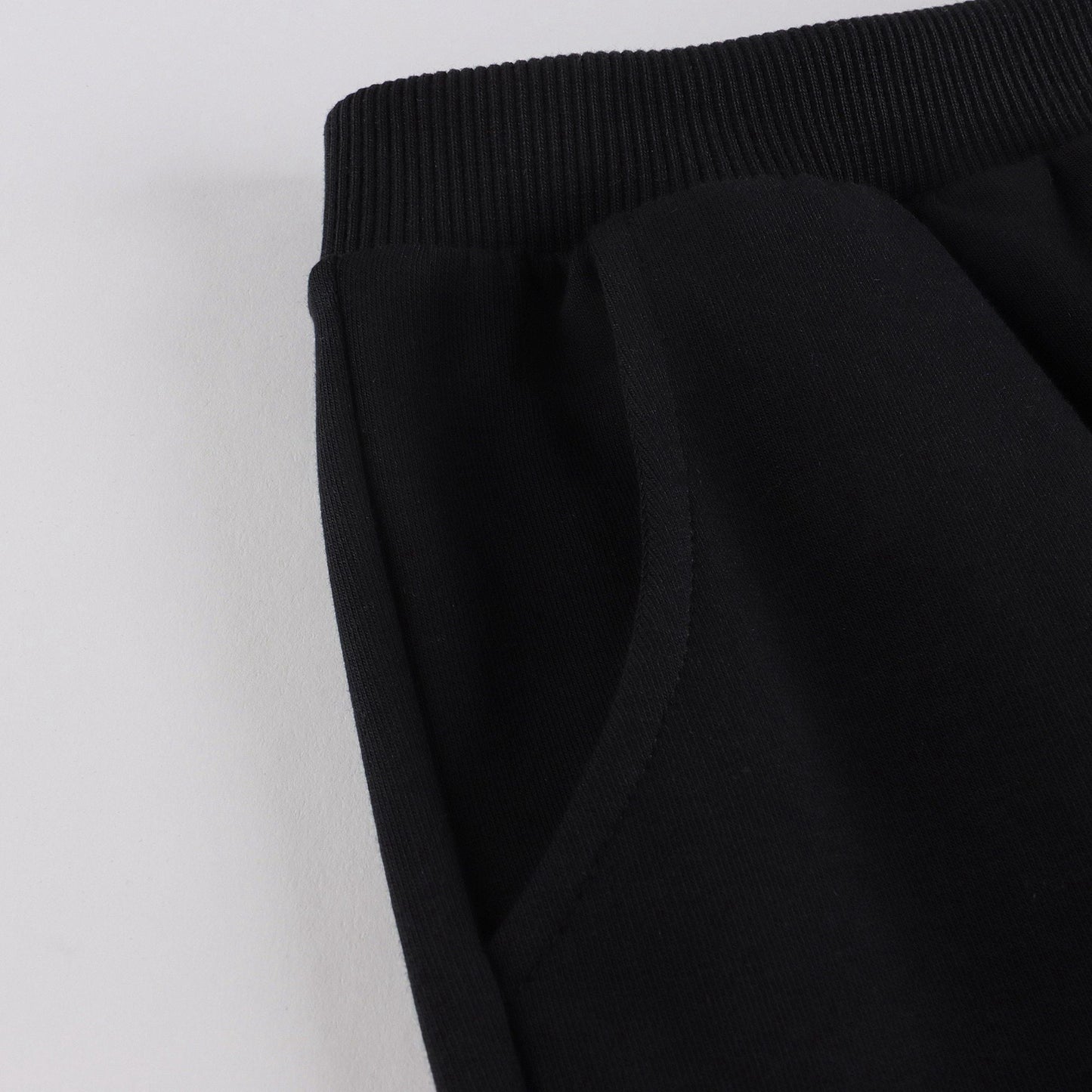 婴儿黑色棉长裤