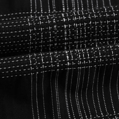 女童黑色格子棉连衣裙