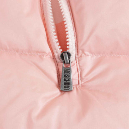 女婴粉色棉连体衣