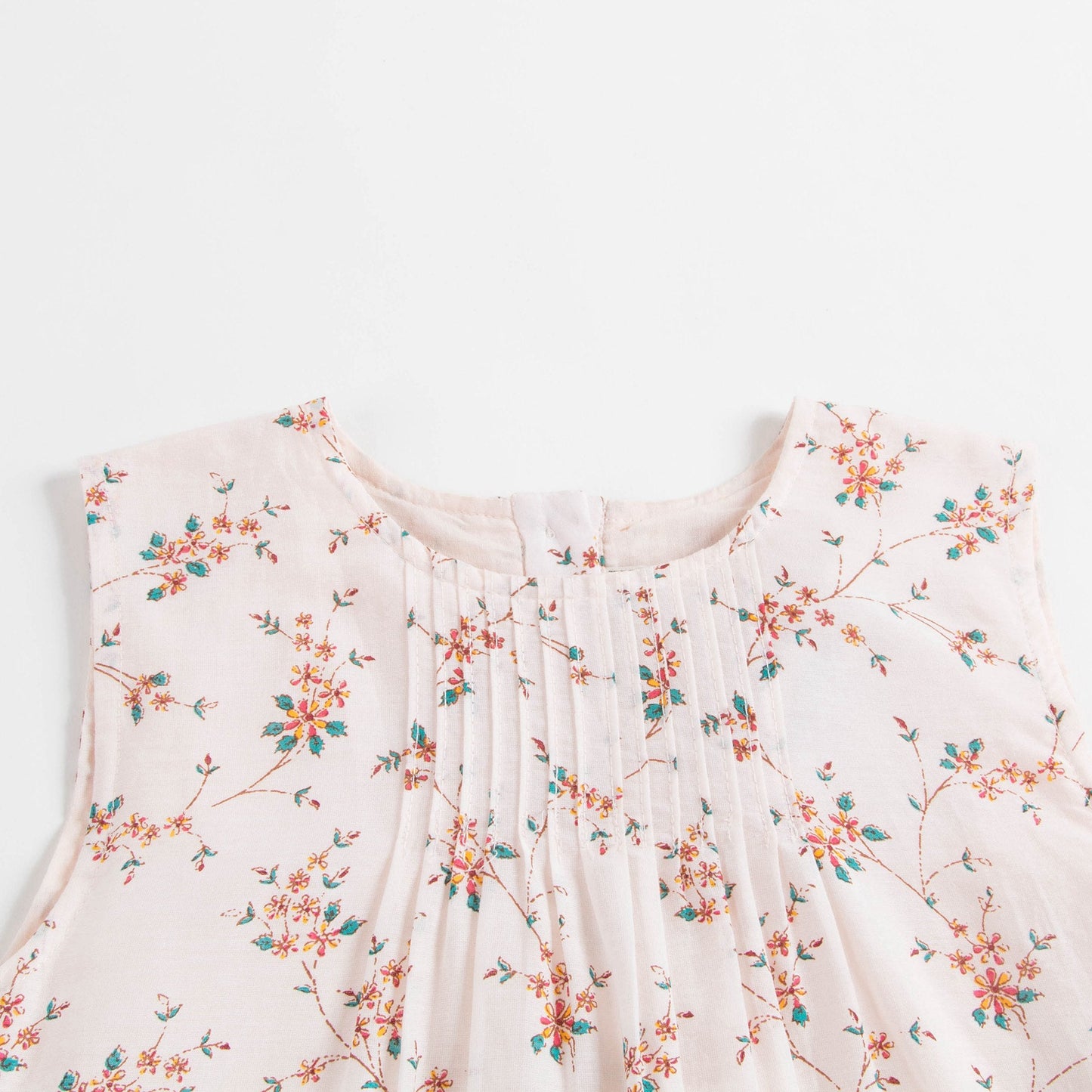 Girls Imp Marron Cotton Dress