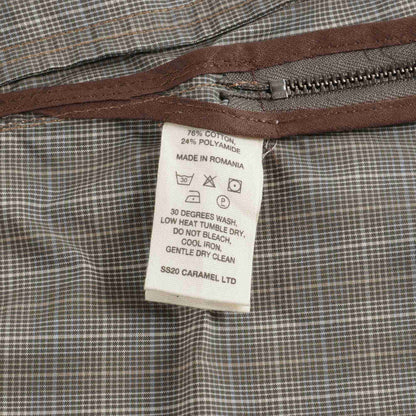 男童灰色格子外套