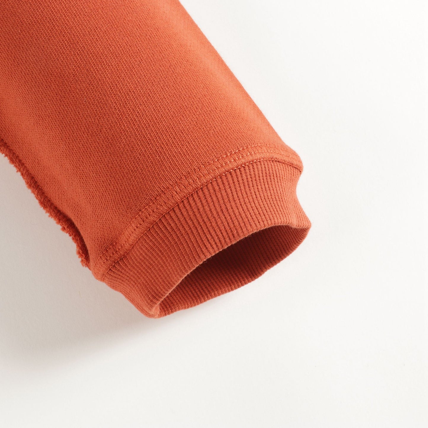 儿童铁锈色棉上衣