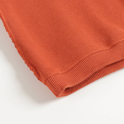 儿童铁锈色棉上衣