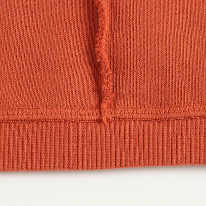 儿童铁锈色棉上衣