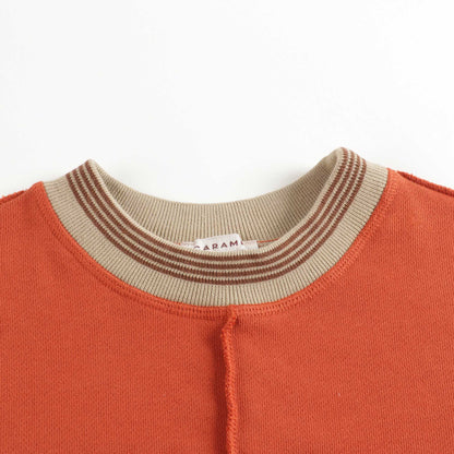 儿童铁锈色棉上衣