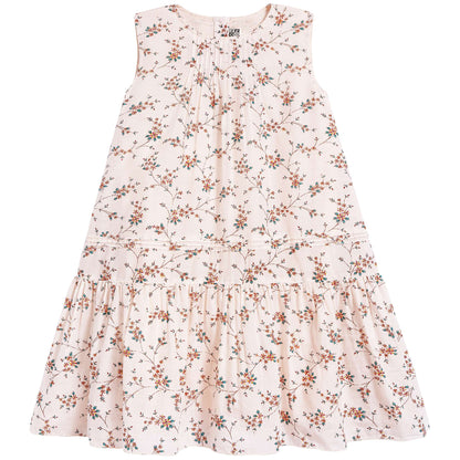 Girls Imp Marron Cotton Dress