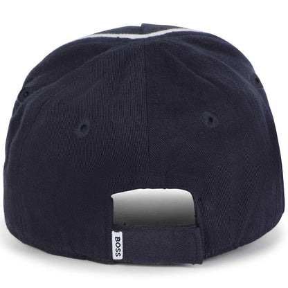 男婴蓝色Logo帽子