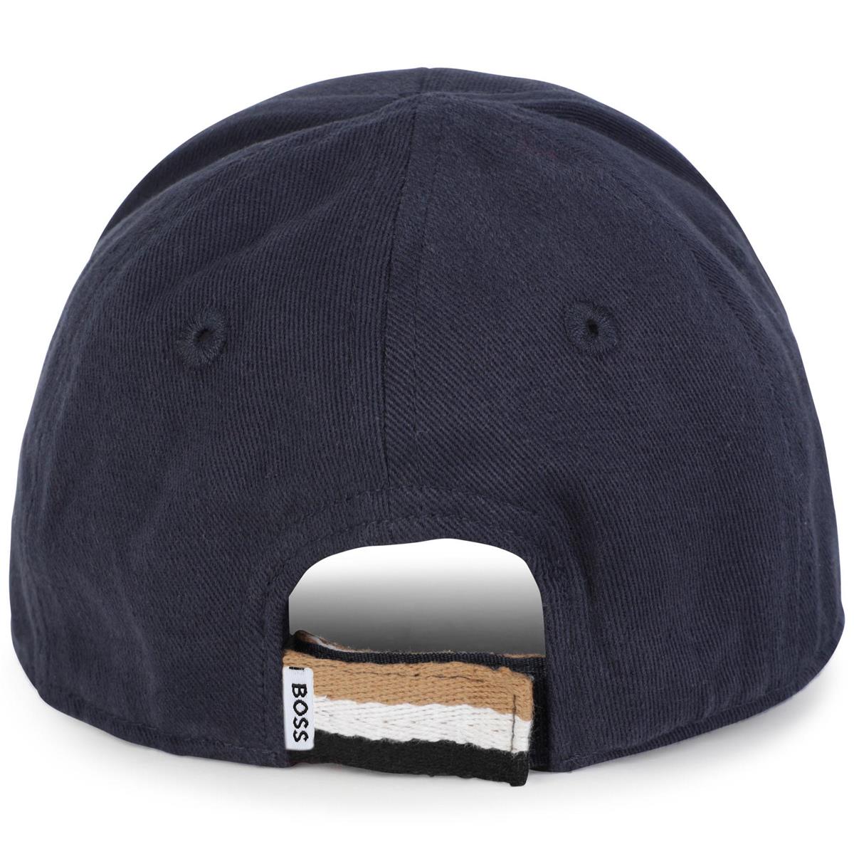 男婴蓝色Logo帽子