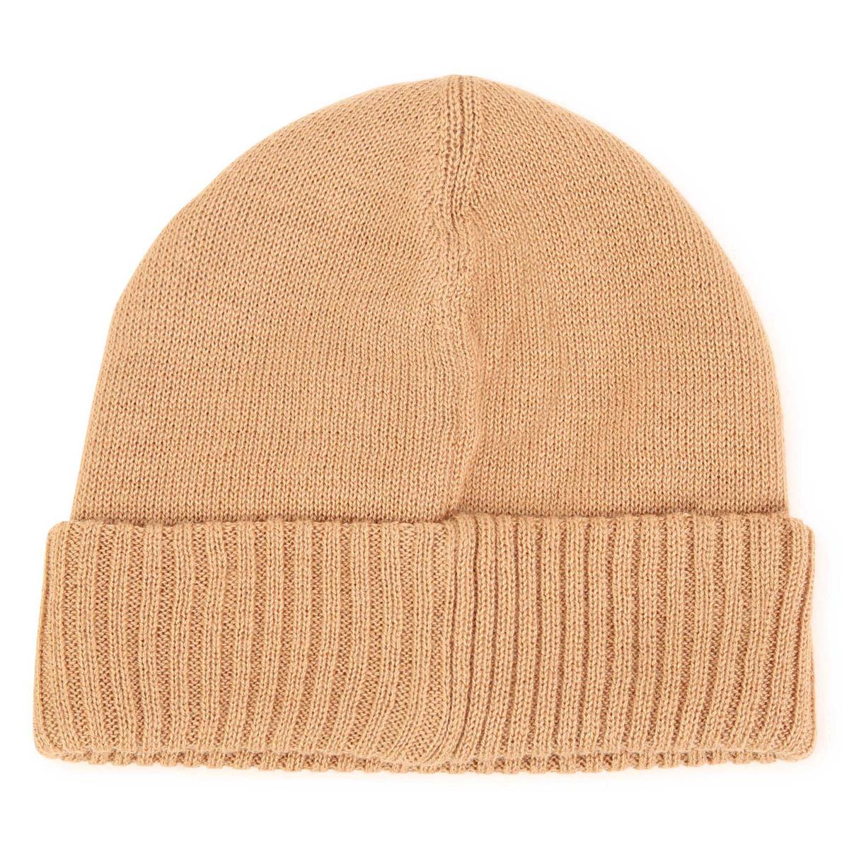 男童驼色Logo帽子