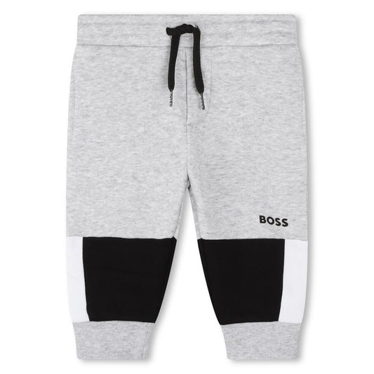 男婴灰色棉长裤