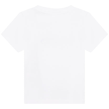 婴儿白色棉T恤