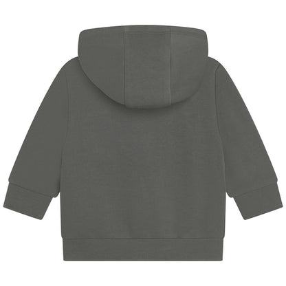 男婴深绿色拉链上衣