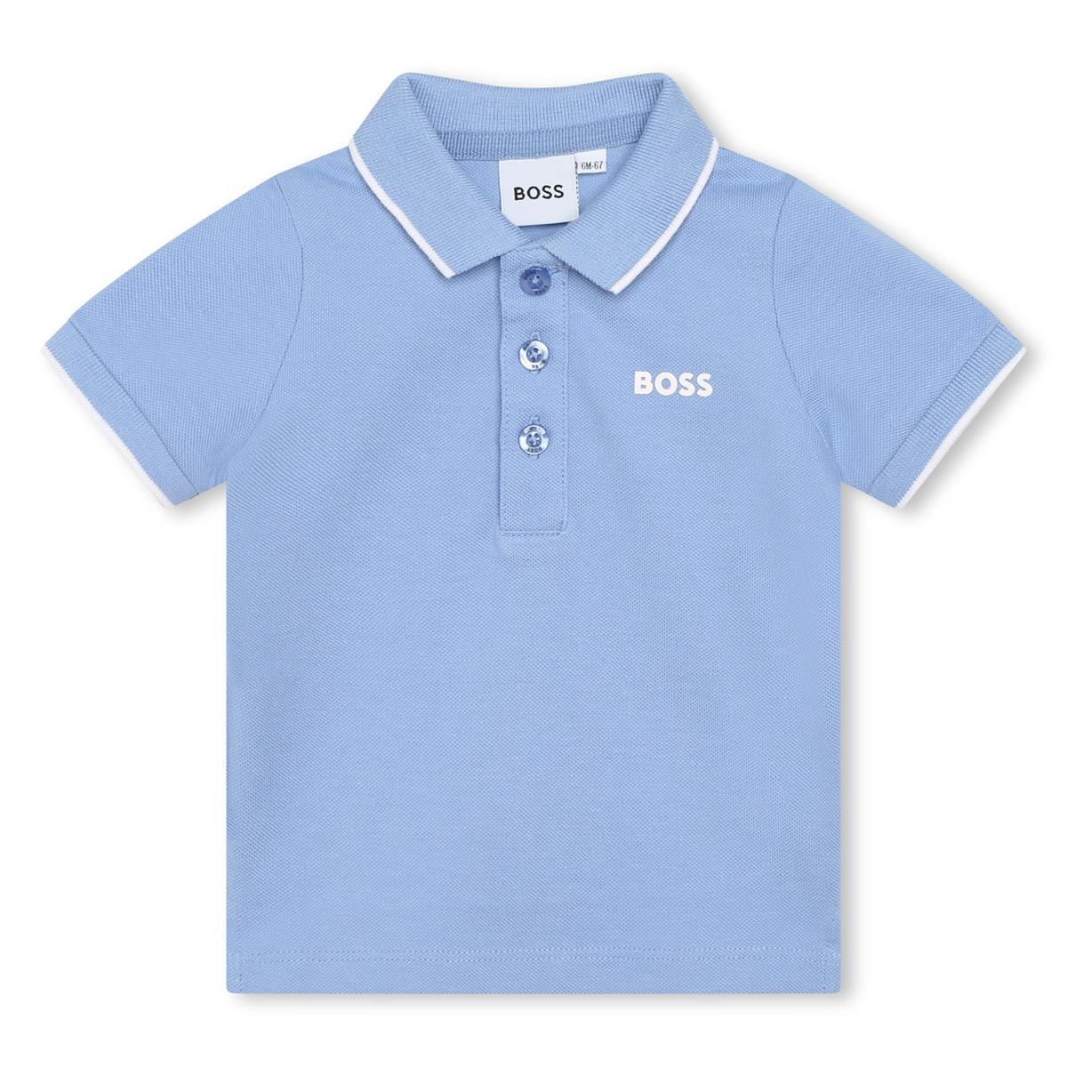 男婴蓝色Polo衫