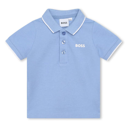 男婴蓝色Polo衫
