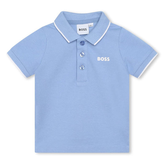 男婴蓝色Polo衫
