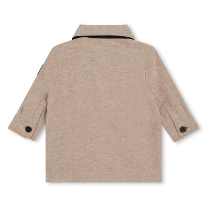 男婴米色棉衬衫