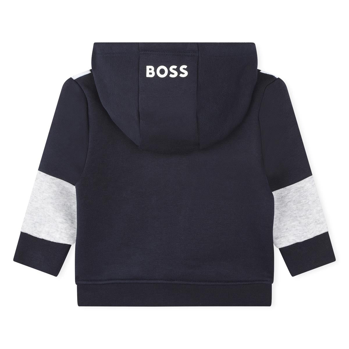 男婴蓝色拉链上衣