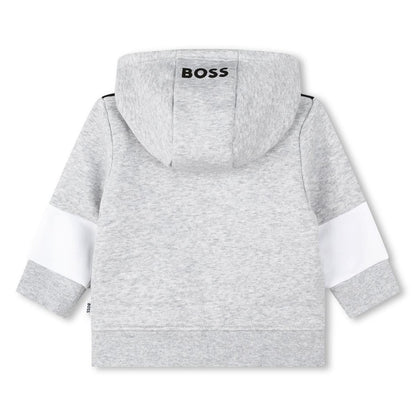 男婴灰色拉链上衣