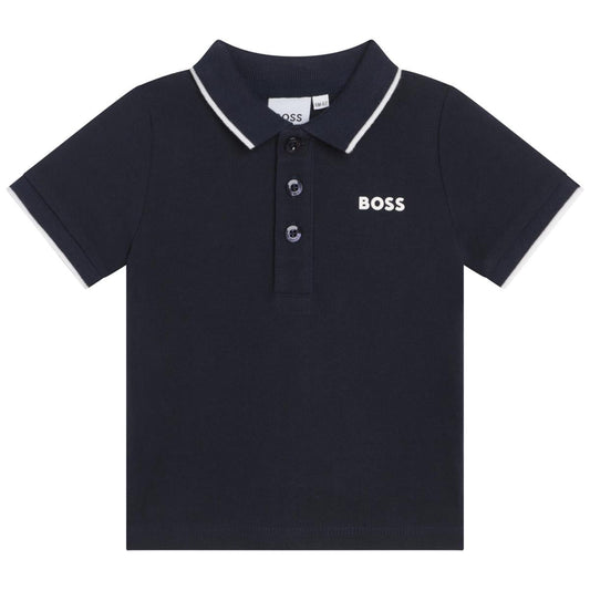男婴蓝色Polo衫