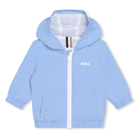 男婴蓝色拉链夹克